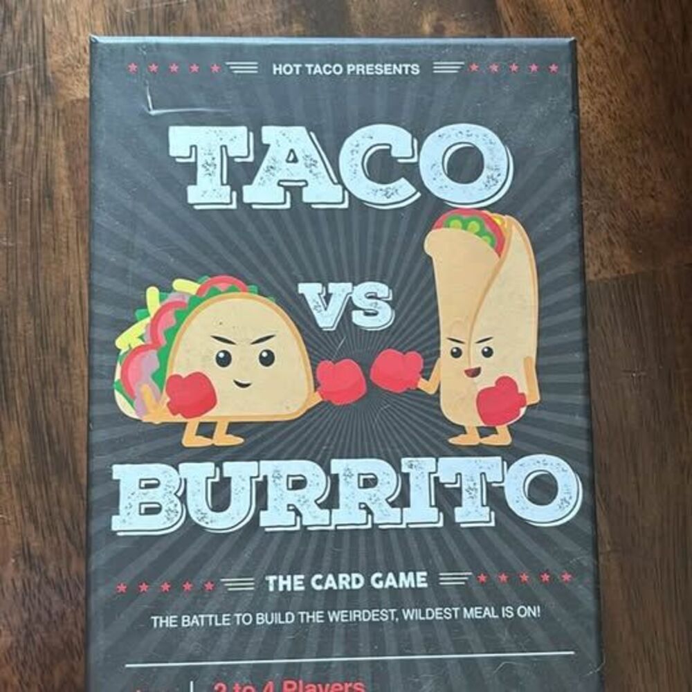 Hot Taco Taco vs Burrito Card Game